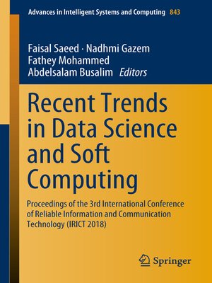cover image of Recent Trends in Data Science and Soft Computing